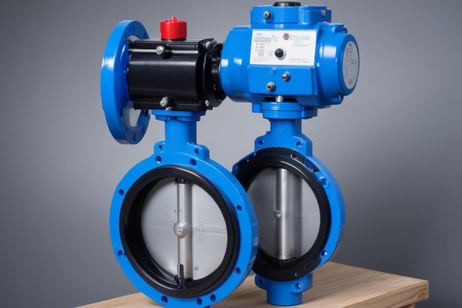 Pneumatic actuator Butterfly valve